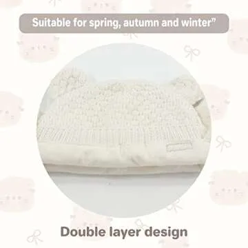 Stylish Duoyeree Baby Winter Hat with Ear Flaps