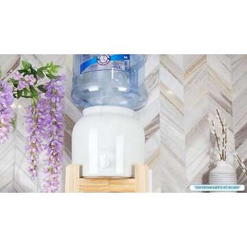 New Wave Enviro Products Porcelain Water Dispenser, White