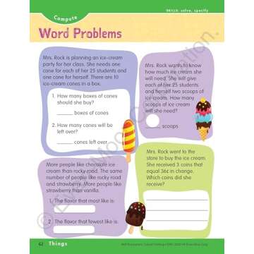 Evan-Moor Skill Sharpeners Critical Thinking, Grade 3 Workbook, Problem Solving Skills, Fun Activities, Higher-Order, Open-Ended Questions and Challenges, Science, Math, Social Studies, Language Arts