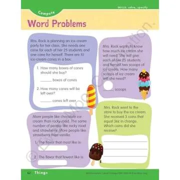 Evan-Moor Skill Sharpeners Critical Thinking, Grade 3 Workbook, Problem Solving Skills, Fun Activities, Higher-Order, Open-Ended Questions and Challenges, Science, Math, Social Studies, Language Arts