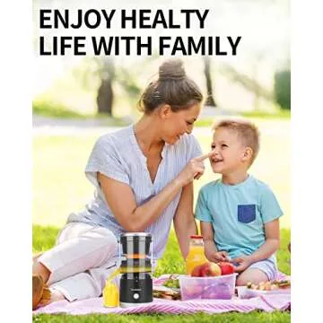 DUSENHO,Electric Juicer Rechargeable - Citrus Juicer Machines with USB and Cleaning Brush Portable Juicer for Orange, Lemon, Grapefruit
