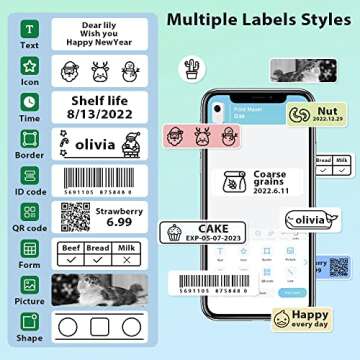 Phomemo D30 Mini Label Maker - Portable, Creative & Efficient