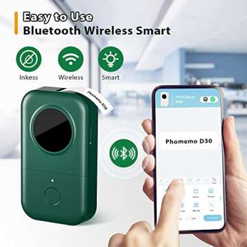 Phomemo D30 Mini Label Maker - Portable, Creative & Efficient
