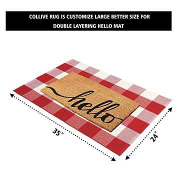 Buffalo Plaid Outdoor Rug for Stylish Home Decor