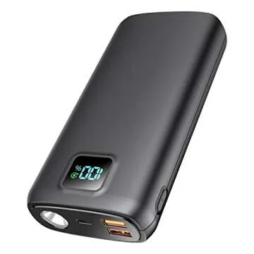 LOVELEDI Power-Bank-Portable-Charger - 40000mAh Power Bank QC 4.0 and PD 30W Quick Charging Built-in LED Display 2 USB 1Type-C Output Compatible with Most Electronic Devices on The Market(Dark Black)