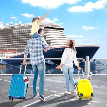 14Pcs Luggage Tags for Cruise Ship Essentials for NCL, Princess, Carnival, Royal Caribbean and Celeb...