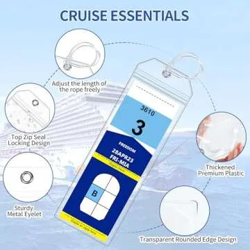 Durable Luggage Tag Holders for Cruise Lovers
