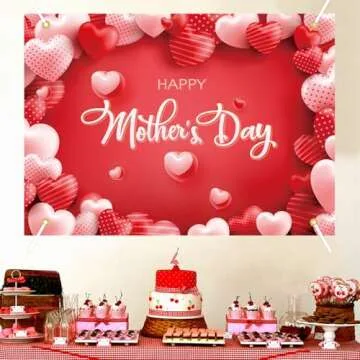 Happy Mother's Day Banner - XtraLarge 7x5 FT Decoration