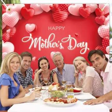 Happy Mother's Day Banner - XtraLarge 7x5 FT Decoration