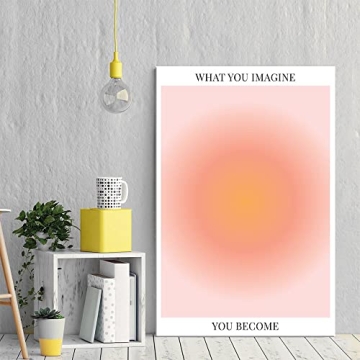 Colorful Abstract Aura Posters for Positive Vibes