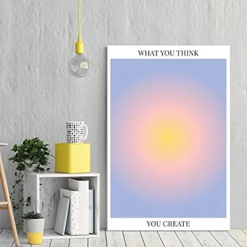 Colorful Abstract Aura Posters for Positive Vibes