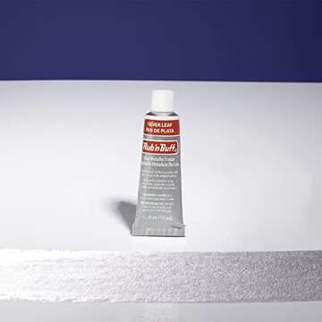 JewelrySupply Rub 'n Buff Metallic Silver Leaf for Easy DIY Finishes