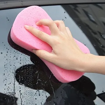 Lantee Large Sponges - Durable & Absorbent Car Cleaning Pads