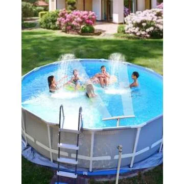 Kompoll Adjustable Dual Spray Pool Fountain for Fun Aquatics