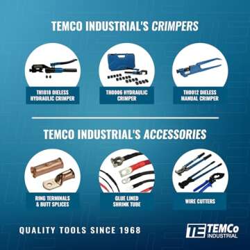 TEMCo INDUSTRIAL WC0180-50' (25' Blk, 25' Red) 2 Gauge AWG Welding Lead & Car Battery Cable Copper Wire Black + RED | Made in USA