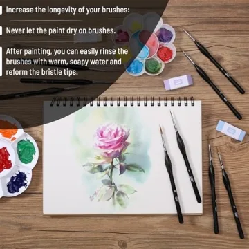 Mr. Pen Micro Paint Brushes Set for Precision Painting