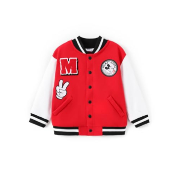 Disney Mickey and Friends Boys Varsity Bomber Jacket (6-7 Years)