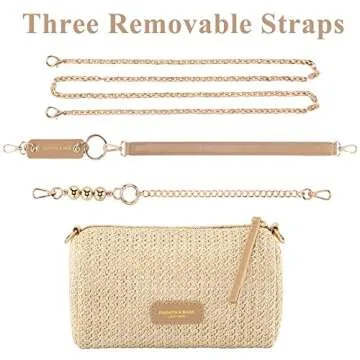 Stylish CHIC DIARY Straw Beach Bag for Women