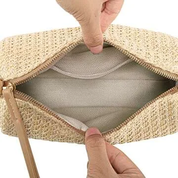 Stylish CHIC DIARY Straw Beach Bag for Women