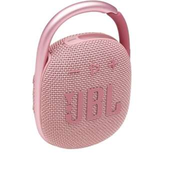 JBL Clip 4 Portable Bluetooth Speaker Bundle (Pink)