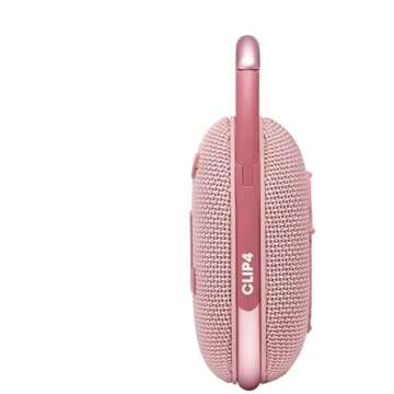 JBL Clip 4 Portable Bluetooth Speaker Bundle (Pink)