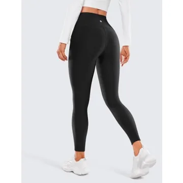 Warm Fleece Lined Leggings with Pockets for Winter