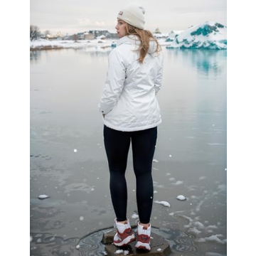 Warm Fleece Lined Leggings with Pockets for Winter