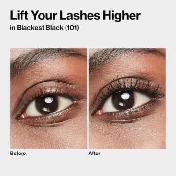 Revlon So Fierce Eyes Wide Open Mascara with Push-up Brush, For Volumizing & High Lifting Eyelashes, Smudge-proof, Flake Resistant, 101 Blackest Black, 0.24 fl oz