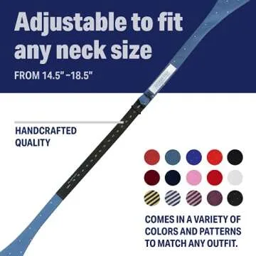 Elegant Light Navy Bow Tie for Men by Luther Pike