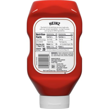 Heinz Simply Tomato Ketchup (31 oz) No Artificial Sweeteners
