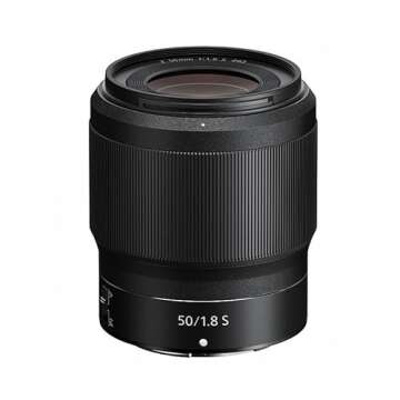 Nikon Nikkor Z 50MM F/1.8 S Full Size Lens for Nikon Z S Series FX/35mm Black [Nital Card: 4 Year Wa...