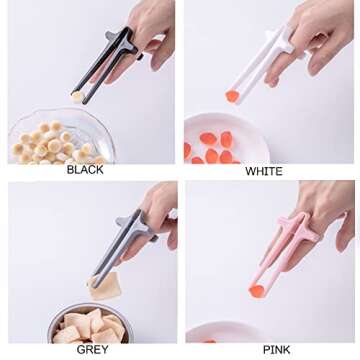 4pcs Gamer Finger Chopsticks, Snack Clips, Gaming Finger Sleeves, Game Controllers, Gaming Accessories, Mobile Phone Accessories, Finger Pliers, Gaming Gifts（Multi-color ） (3.7inch), Multicolor