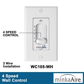 MINKA-AIRE Roto 52 Inch Ceiling Fan Sleek Flat White Finish