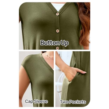 Stylish MEROKEETY Women's Short Sleeve Jumpsuit - Olive