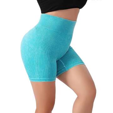 Stylish PVIZZLSS Yoga Workout Shorts for Women