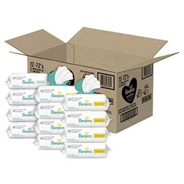 Gentle Pampers Sensitive Baby Wipes for Delicate Skin
