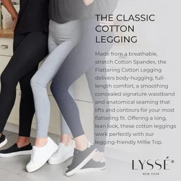 Shop Quality Lyssé Women’s Flattering Cotton Leggings for Comfort
