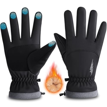 rivmount Winter Gloves Women Men Waterproof Windproof, Cold Weather Warm Gloves with Touchscreen Fin...
