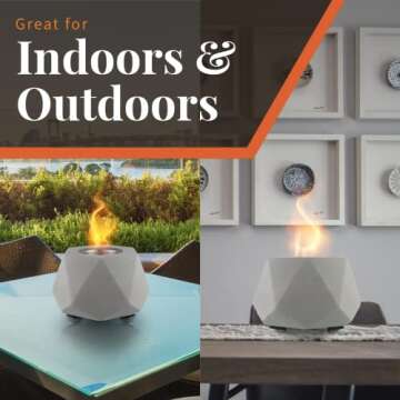 SIMPLE ELEMENTS Table Top Fireplace