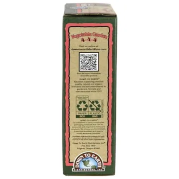 Down to Earth Organic Vegetable Garden Fertilizer 4-4-4