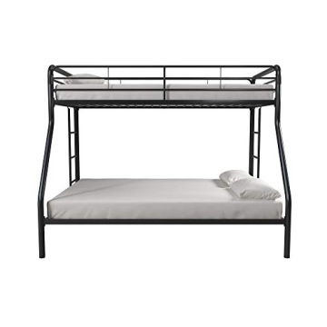 DHP Dusty Metal Bunk Bed - Durable Twin-Over-Full Frame
