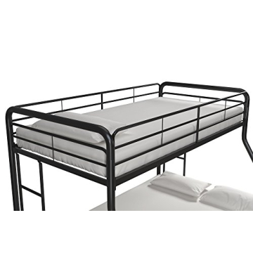 DHP Dusty Metal Bunk Bed - Durable Twin-Over-Full Frame