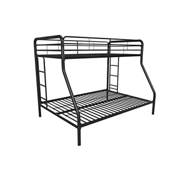 DHP Dusty Metal Bunk Bed - Durable Twin-Over-Full Frame