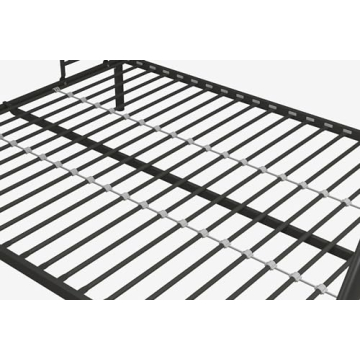 DHP Dusty Metal Bunk Bed - Durable Twin-Over-Full Frame