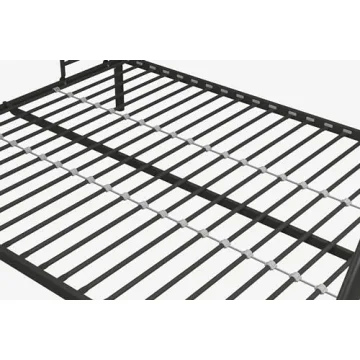 DHP Dusty Metal Bunk Bed - Durable Twin-Over-Full Frame