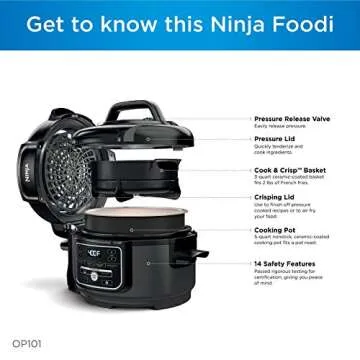 Ninja Foodi 7-in-1 Pressure Cooker with 5-Quart Capacity