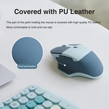 Ergonomic Wireless Keyboard and Mouse Combo for Comfort