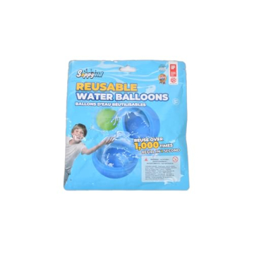 SOPPYCID 16Pcs Reusable Water Balloons for Kids Outdoor Fun