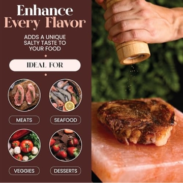 Himalayan Salt Cooking Block Set with Steel Tray 12" x 8"