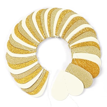 Elegant 52Ft Heart Streamers Garland Decor for Events